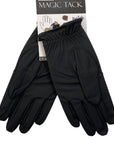 Haukeschmidt Touch of Magic Fleece Lined Gloves in Black/Silver Shimmer