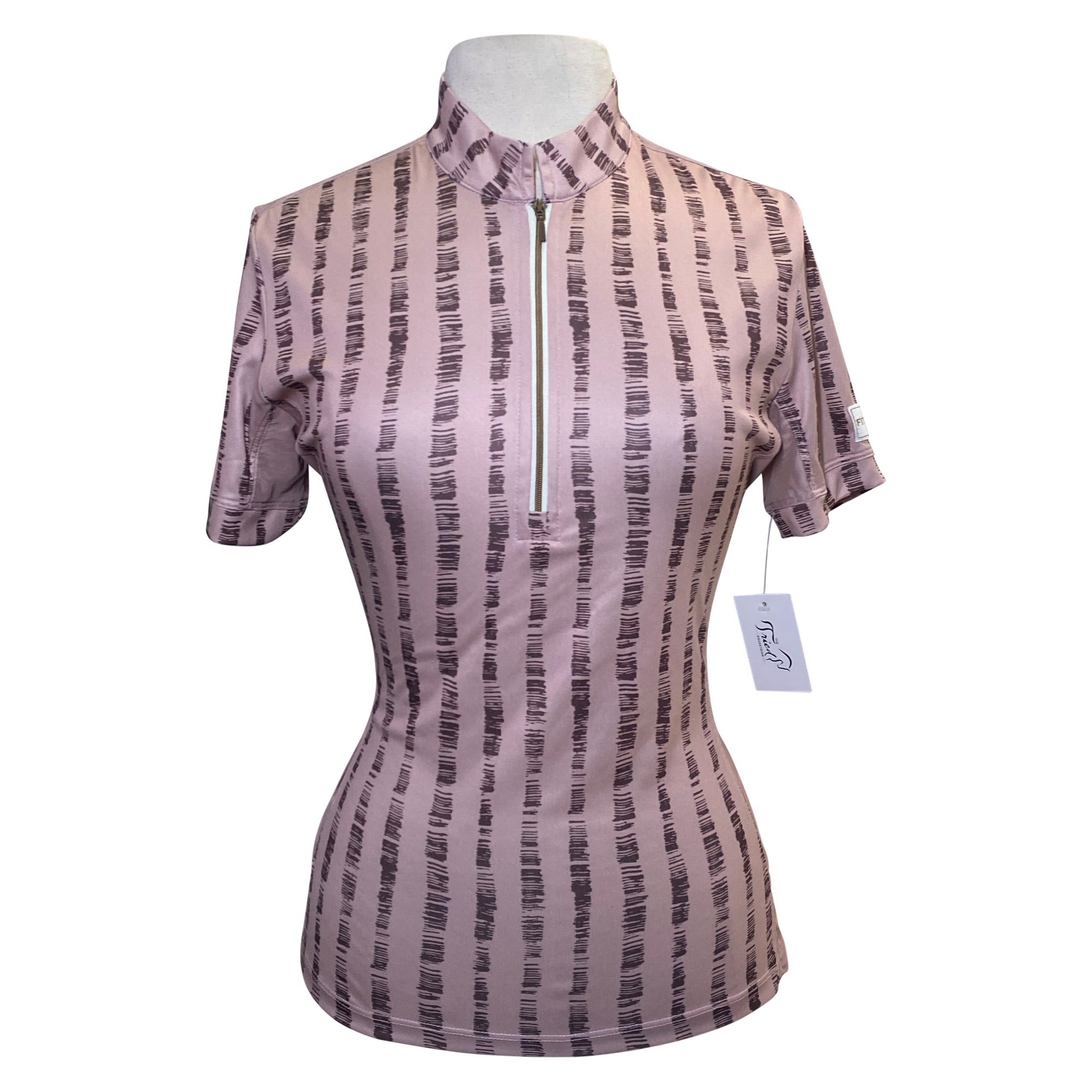 FITS &#39;Cool Breeze&#39; Short Sleeve Sun Shirt in Pink/Mauve Scribble