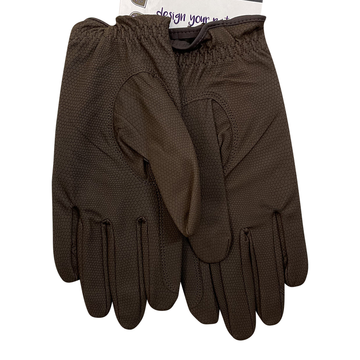 Haukeschmidt Touch of Magic Gloves in Brown/Tan Studs