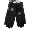 Haukeschmidt Touch of Magic Fleece Lined Gloves in Black/Silver Studs