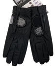 Haukeschmidt Touch of Magic Fleece Lined Gloves in Black/Silver Studs