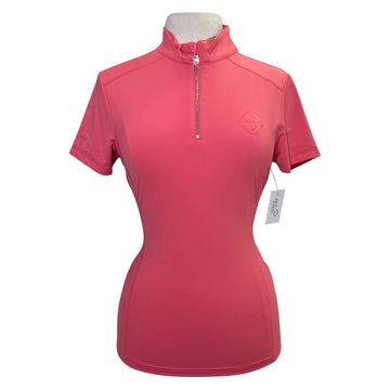 LeMieux 1/4 Zip Base Layer in Papaya