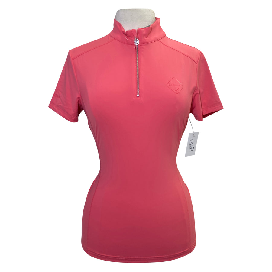 LeMieux 1/4 Zip Base Layer in Papaya