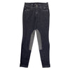 Kerrits Stretch Denim Knee Patch Breeches in Dark Wash