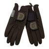 Haukeschmidt Touch of Gloves in Brown/Brown Studs and Crystals