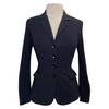 Grand Prix 'Saltare Premio' Show Coat in Navy/Royal Blue Piping