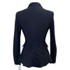 Grand Prix 'Saltare Premio' Show Coat in Navy/Royal Blue Piping