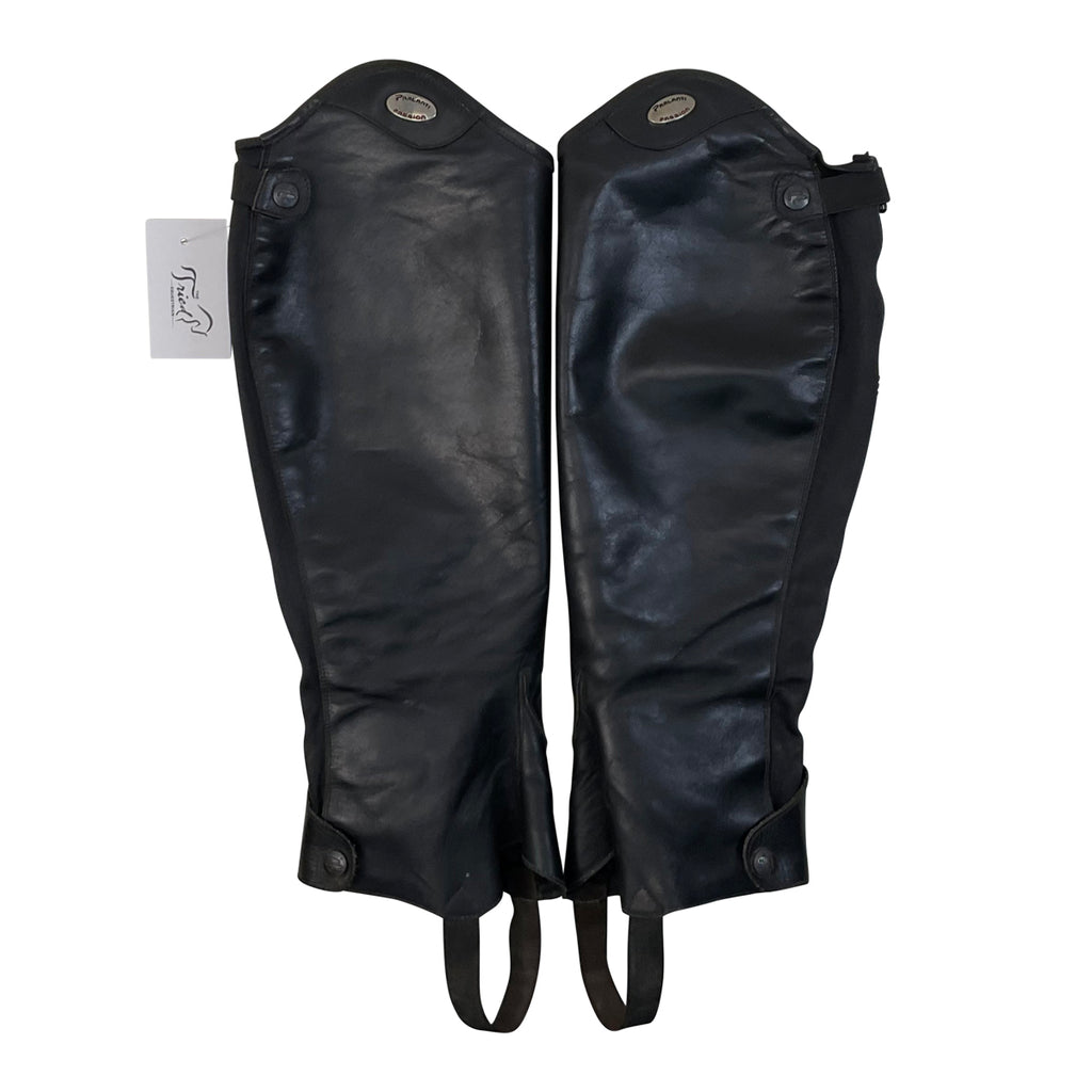 Parlanti Half Chaps in Black - L+ (Wide/Reg)