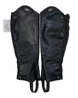 Parlanti Half Chaps in Black - L+ (Wide/Reg)
