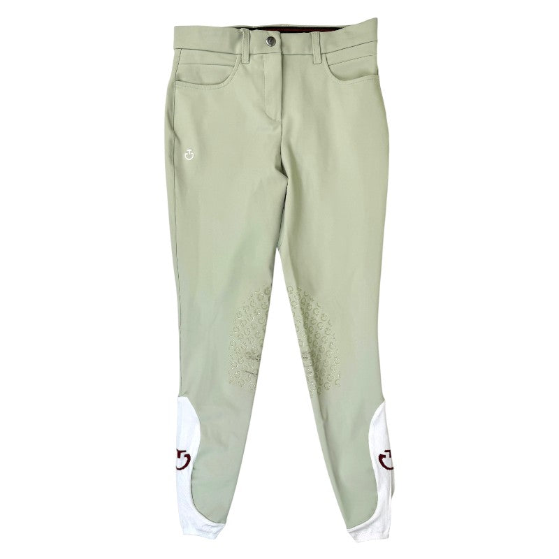 Cavalleria Toscana Logo Grip Breeches in Light Mint