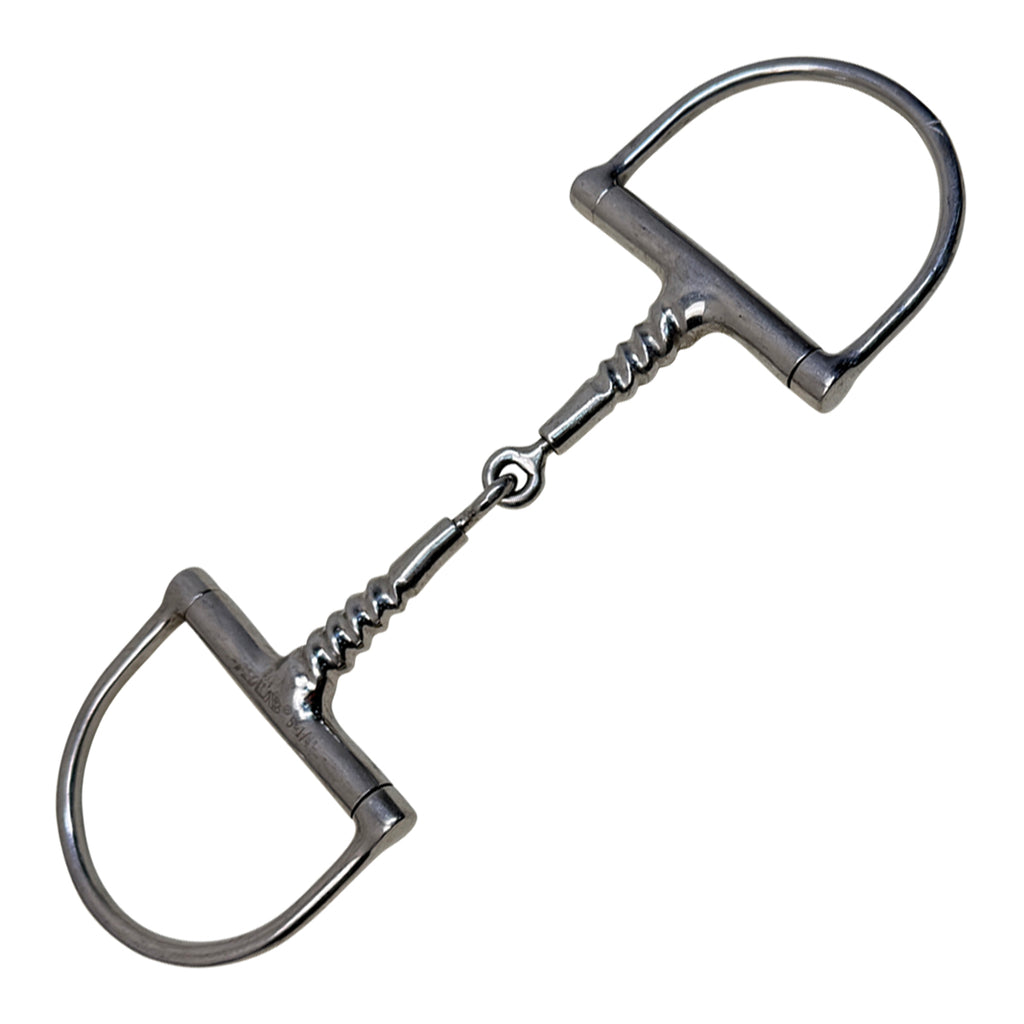 Metalab Corkscrew D-Ring Snaffle
