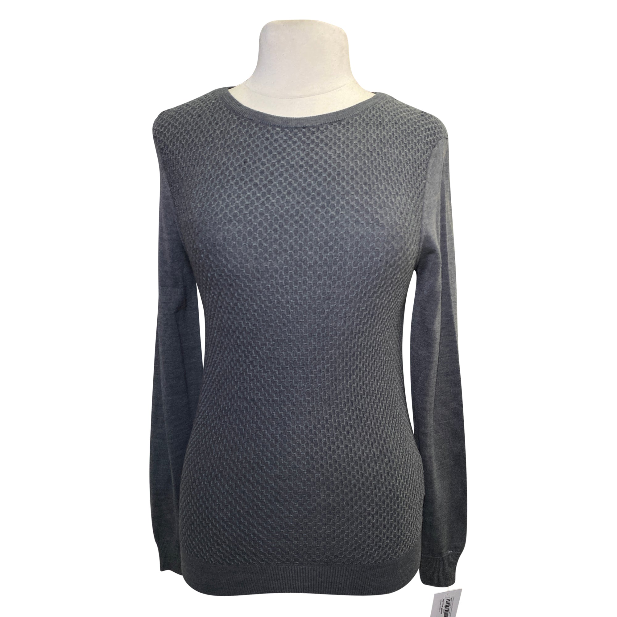 Cavalleria Toscana Knitted Crewneck Sweater in Grey