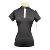 Free Ride 'Devon' Short Sleeve Show Shirt in Black - Women's Medium