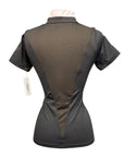 Free Ride 'Devon' Short Sleeve Show Shirt in Black - Women's Medium