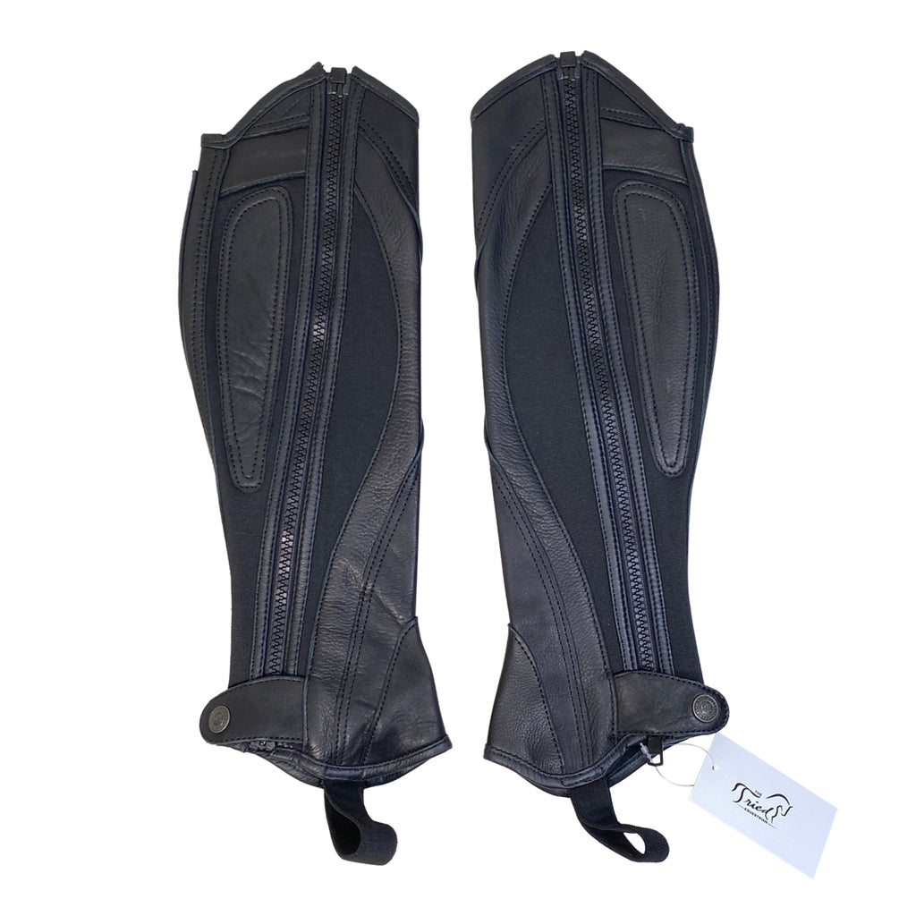 M. Toulouse Ventilated Half Chaps in Black