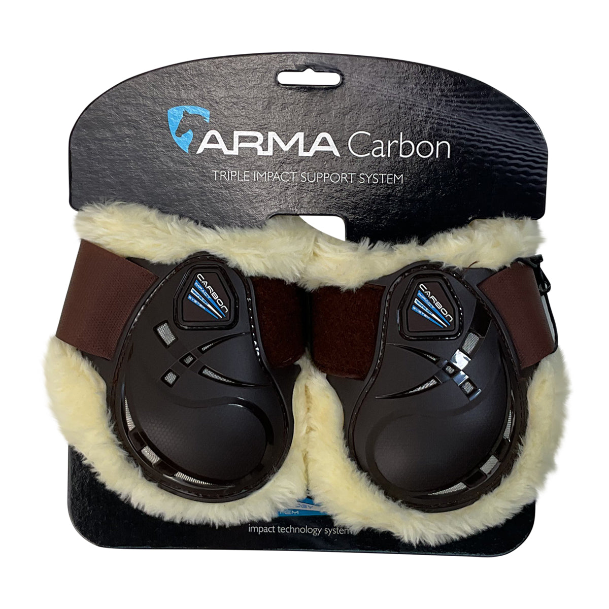 ARMA Carbon SupaFleece Tendon Hind Boots in Brown