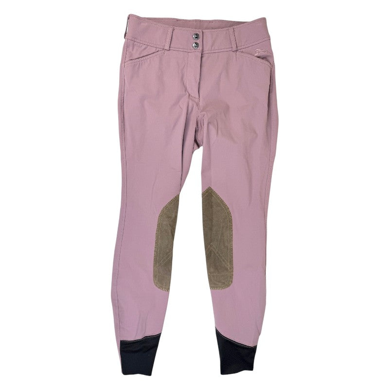 RJ Classics 'Gracie' Knee Patch Breeches in Dusty Rose