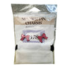 Dubois Cheval Number Pin Charms in Pink Bow