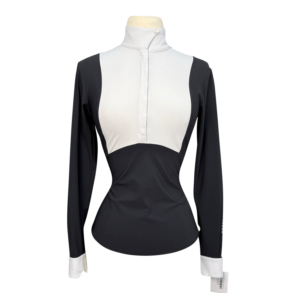 Horse Pilot 'Monica' Long Sleeve Show Shirt in Black