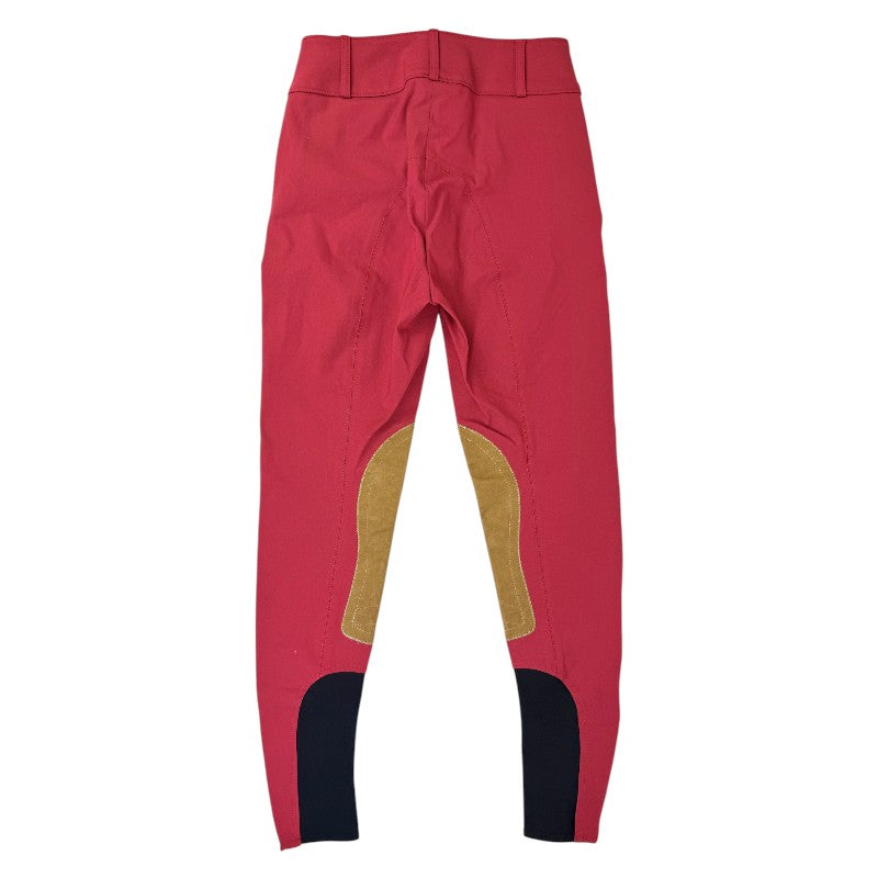 Tailored Sportsman 'Trophy Hunter' Boot Sock Breeches in Cherry Bomb/Tan