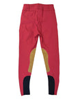 Tailored Sportsman 'Trophy Hunter' Boot Sock Breeches in Cherry Bomb/Tan