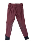 Ghodho 'Tinley' Knee Patch Breeches in Mulberry