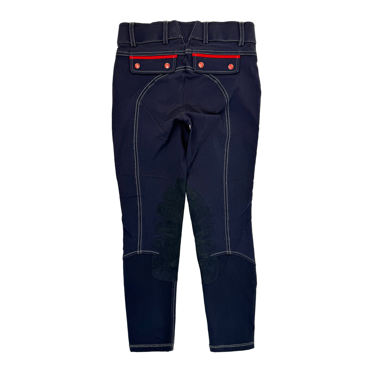 Ariat &#39;Olympia&#39; FEI Collection Breeches in Navy/Red Trim