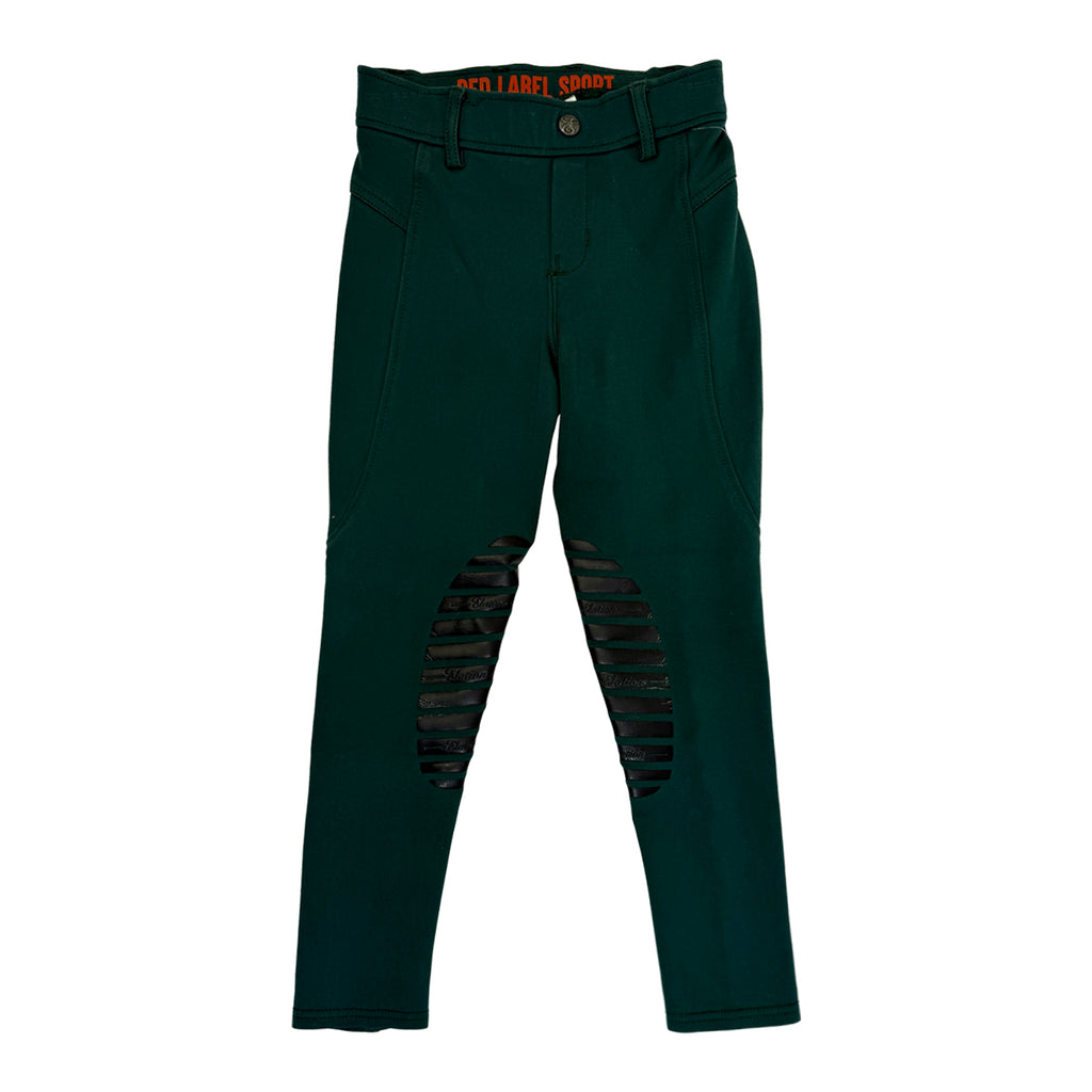 Elation Red Label Sport Pull On Breeches in Hunter Green