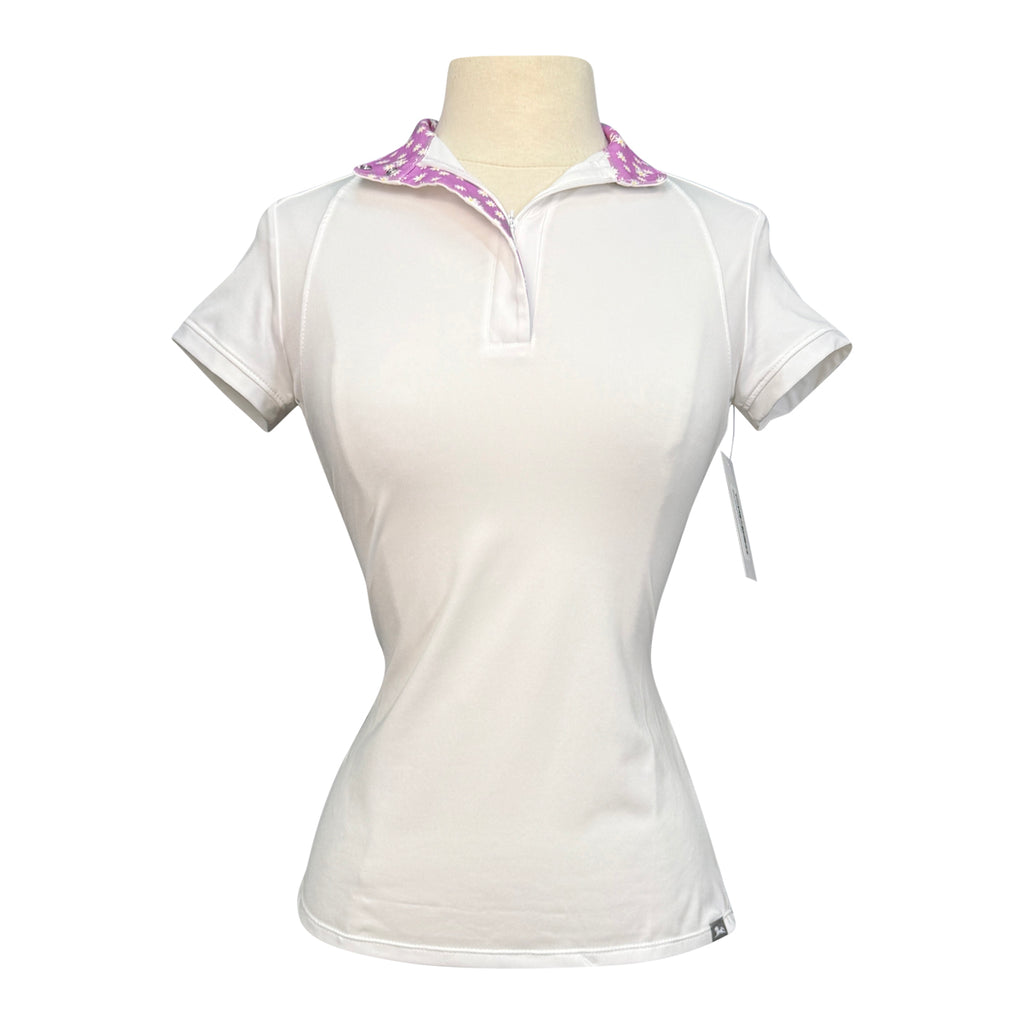 RJ Classics 'Sadie 37.5' Ladies Show Shirt in White/Daisies