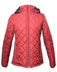 Riding Sport Puffer Jacket in Red