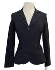 Front of For Horses 'Yakie' Show Jacket in Black - Women's Medium