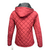 Riding Sport Puffer Jacket in Red