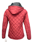 Riding Sport Puffer Jacket in Red