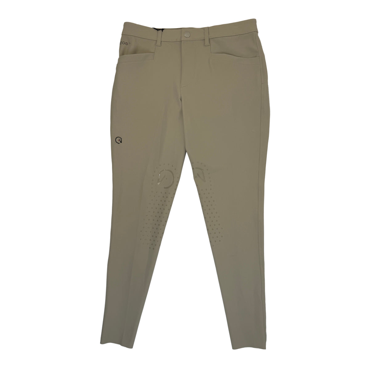 Ego7 Men's 'EJ' Jumping Knee Patch Breeches in Beige