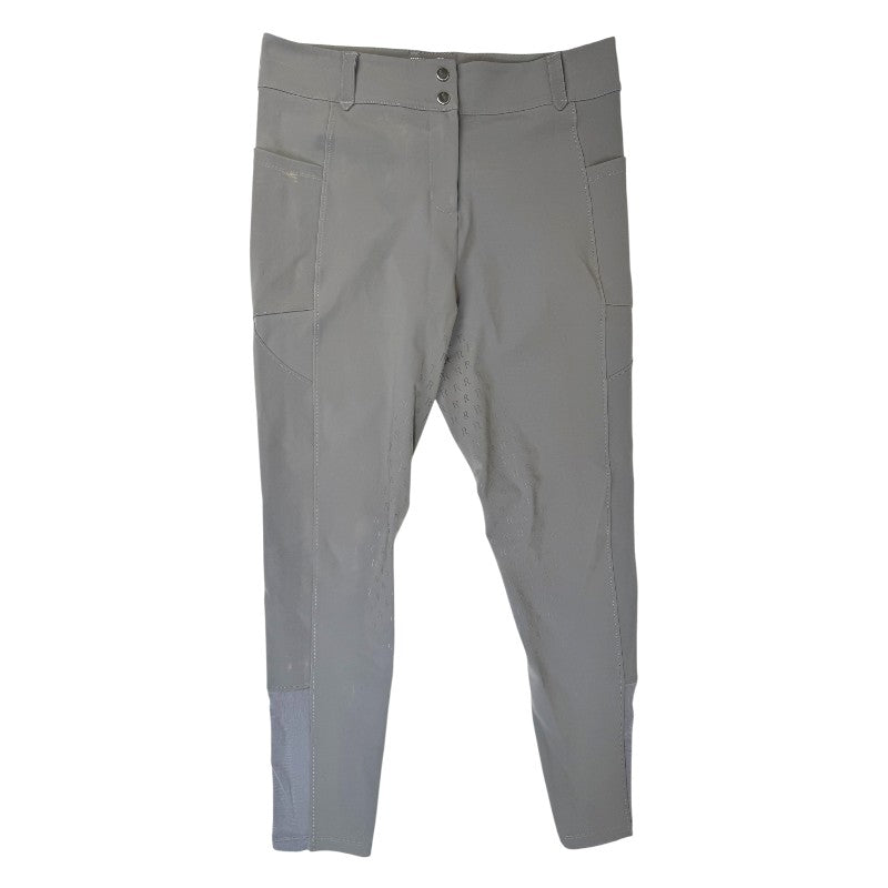 Free Ride Equestrian Pro Full Seat Breeches in Grey