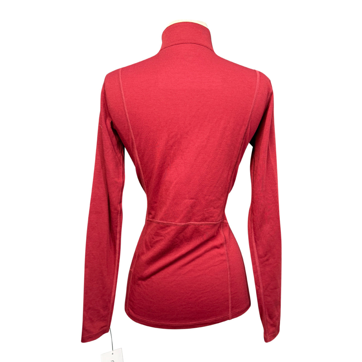 Noble Equestrian Insulator Long Sleeve Shirt in Red