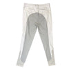 Free Ride Equestrian Lux Hybrid Full Seat Tights in White/Grey