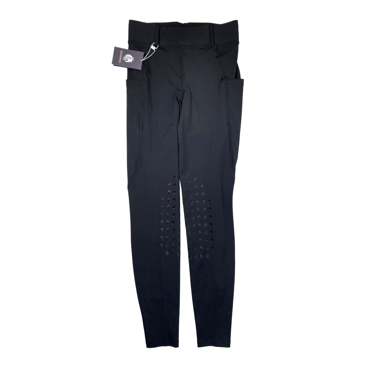 Equinavia Classic Knee Patch Riding Tights in Black