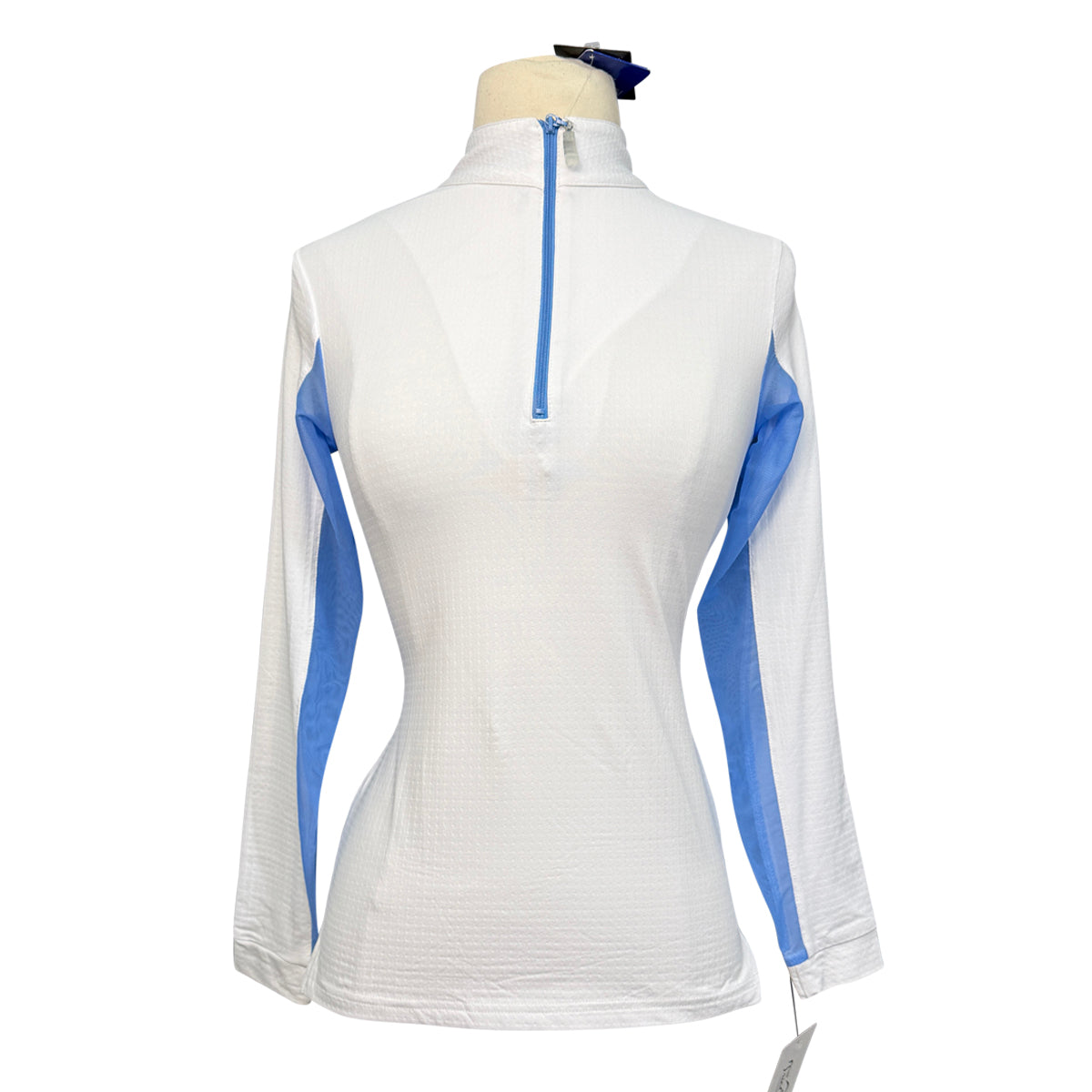 EIS 1/4 Zip Base Layer in White w/ Keywest