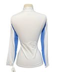 EIS 1/4 Zip Base Layer in White w/ Keywest