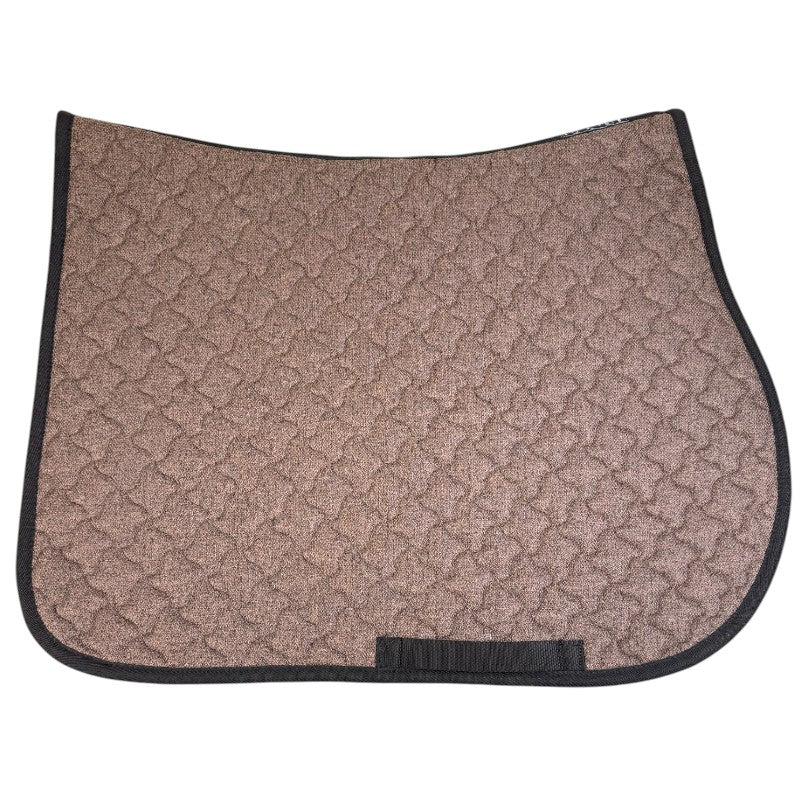 Anna Scarpati 'Querto' Tech Tweed Saddle Pad in Brown Tweed