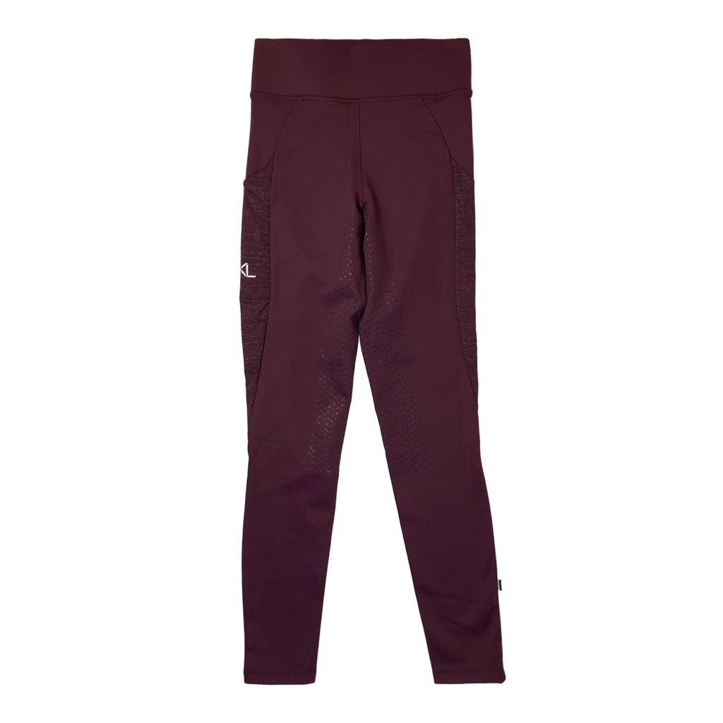 Kingsland 'Valerie'  Full Grip Riding Tights in Burgandy