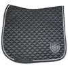 Asmar Equestrian Dressage Quilted Saddle Pad in Black