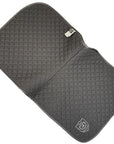 Asmar Equestrian Dressage Quilted Saddle Pad in Black