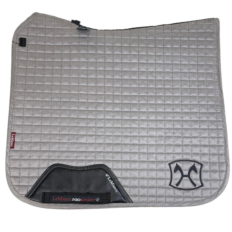 LeMieux Suede Dressage Pad in Taupe