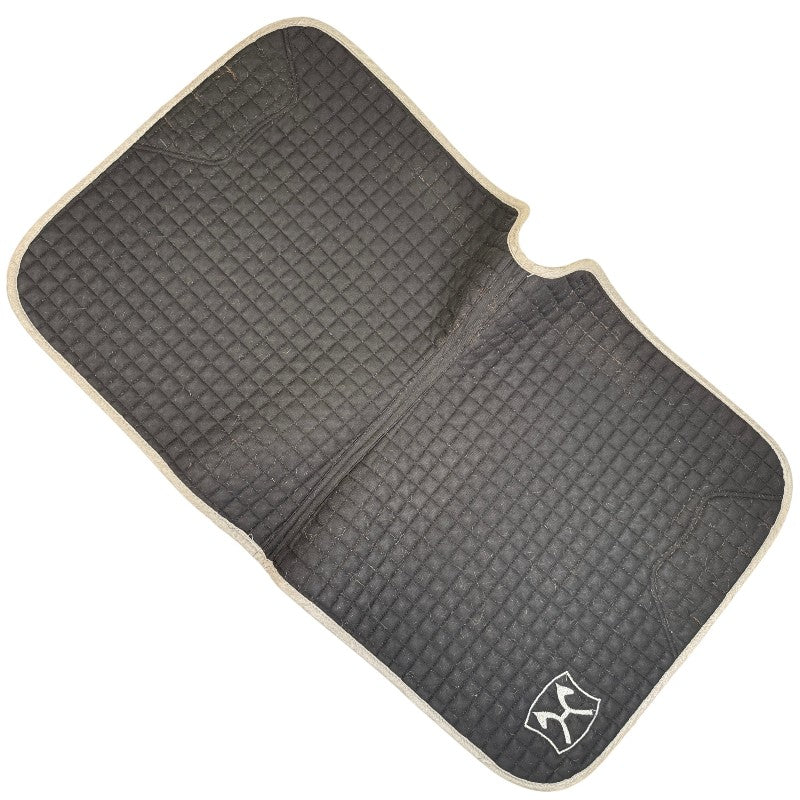 LeMieux Suede Dressage Pad in Taupe