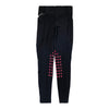 Equinavia Classic Knee Patch Riding Tights in Black/Pink