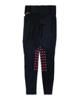 Equinavia Classic Knee Patch Riding Tights in Black/Pink