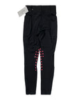Equinavia Classic Knee Patch Riding Tights in Black/Pink