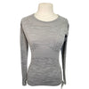 TKEQ The 'Kennedy' Seamless Long Sleeve in Grey Camo